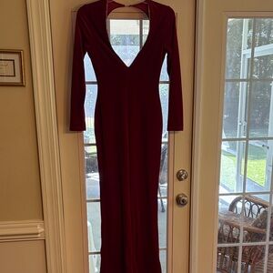 Frederick's of Hollywood Deep Red Jumpsuit